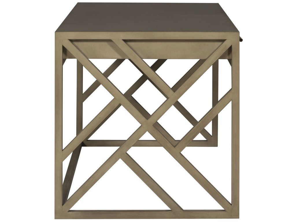 Berkley Desk with Wood Fretwork Base - image 7