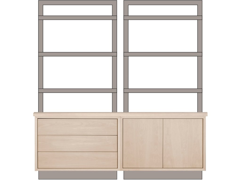 Baylor Home Office Etagere - image 1