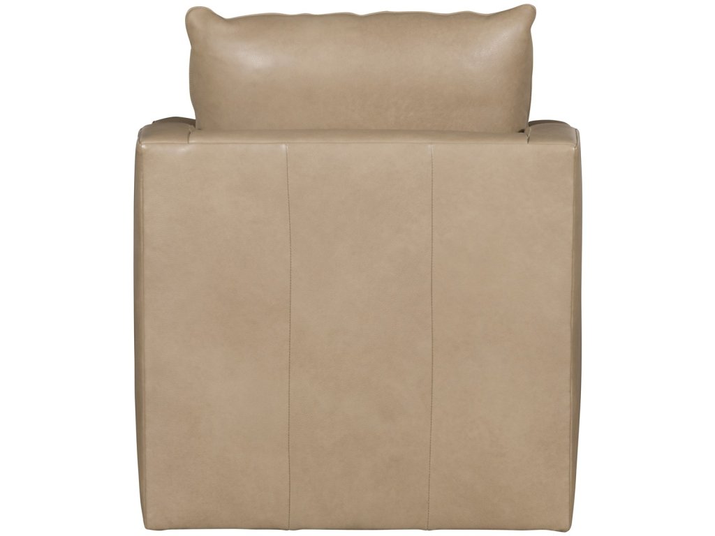 Thea Leather Swivel Chair - image 2