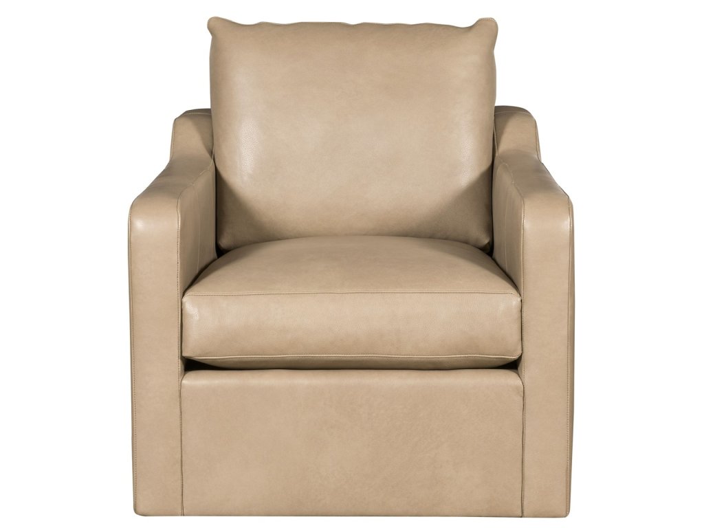 Thea Leather Swivel Chair - main image