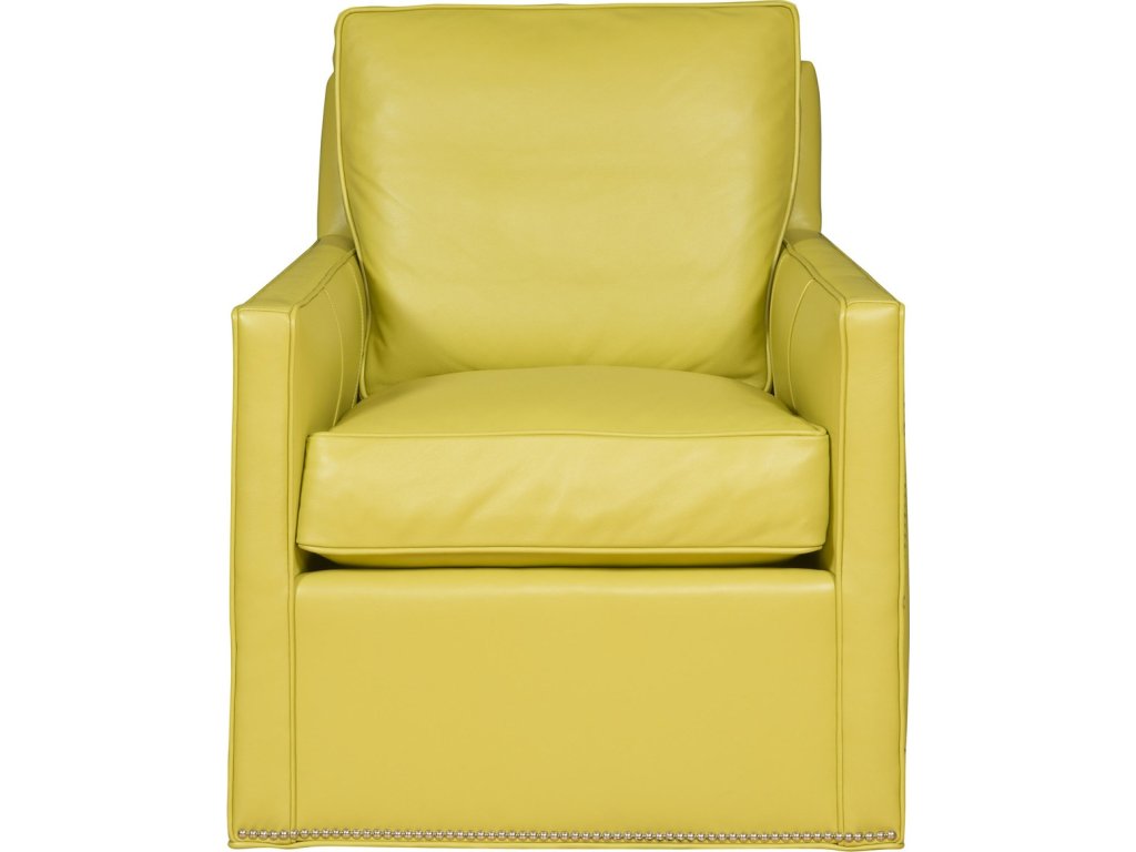 Katie Leather Swivel Chair - main image