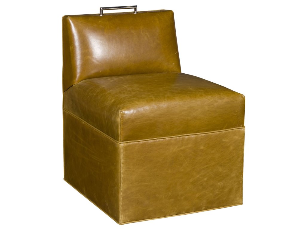 Edie Leather Dining Stool - image 1