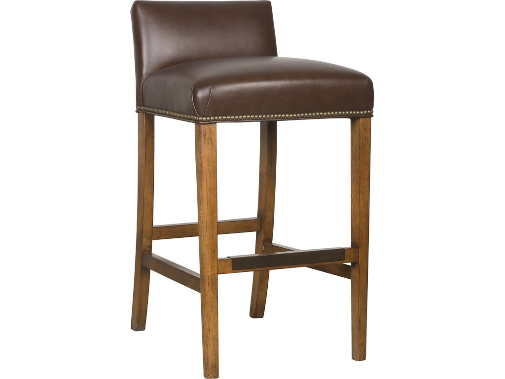 Gin Fizz / Harvey Wallbanger Leather Bar Stool - main image