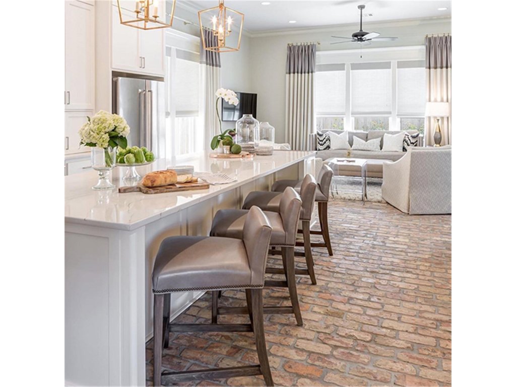 Gin Fizz / Harvey Wallbanger Leather Counter Stool - image 4