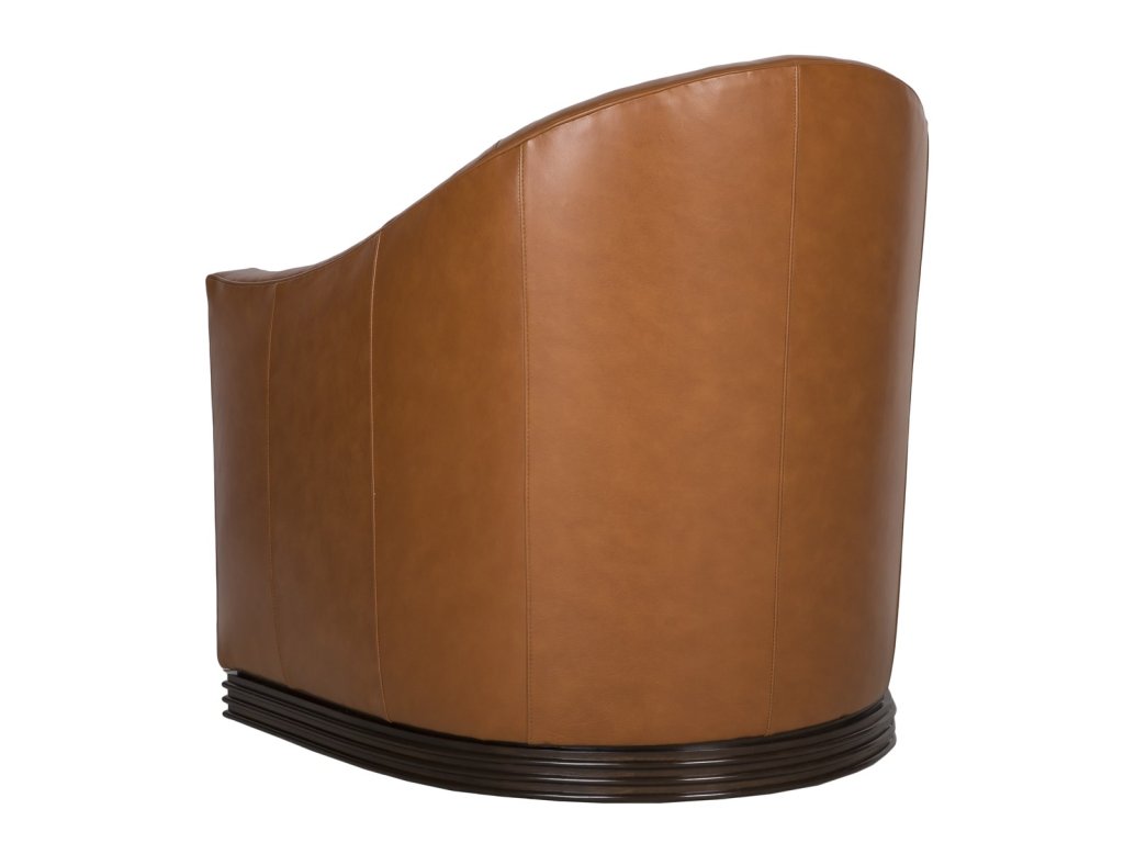 Syms Leather Swivel Chair - image 6