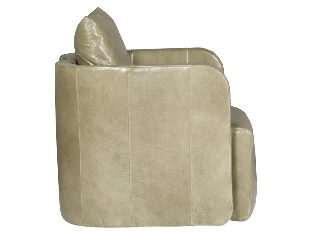 Wren Leather Swivel Chair - image 3
