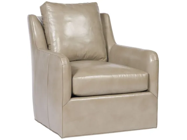 Fisher Leather Swivel Chair - Alternative View