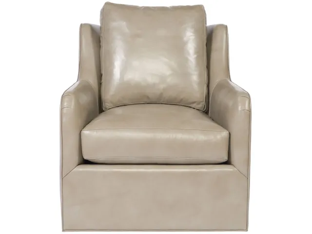 Fisher Leather Swivel Chair