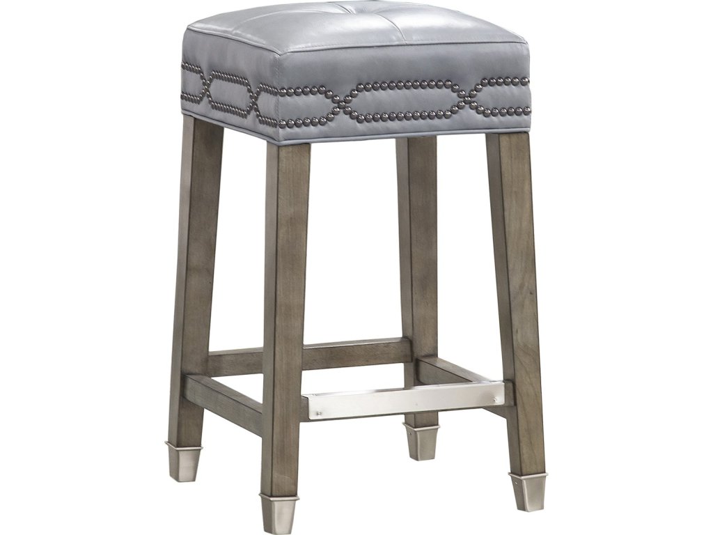 Marley Leather Counter Stool - image 1