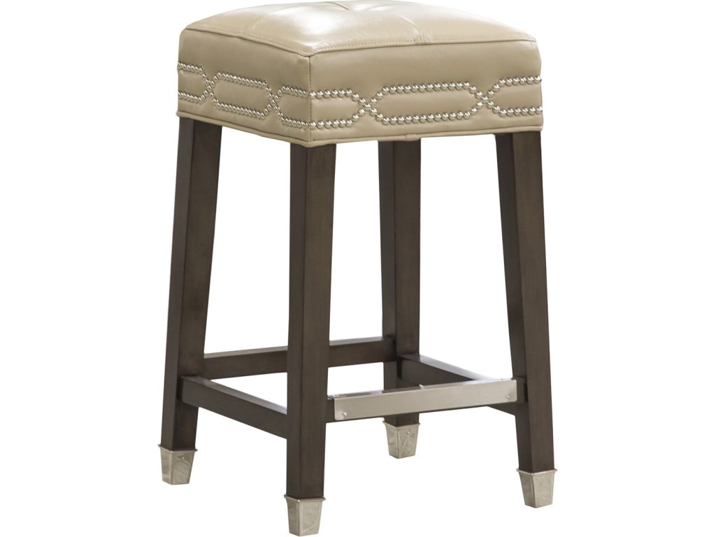 Marley Leather Counter Stool - image 3