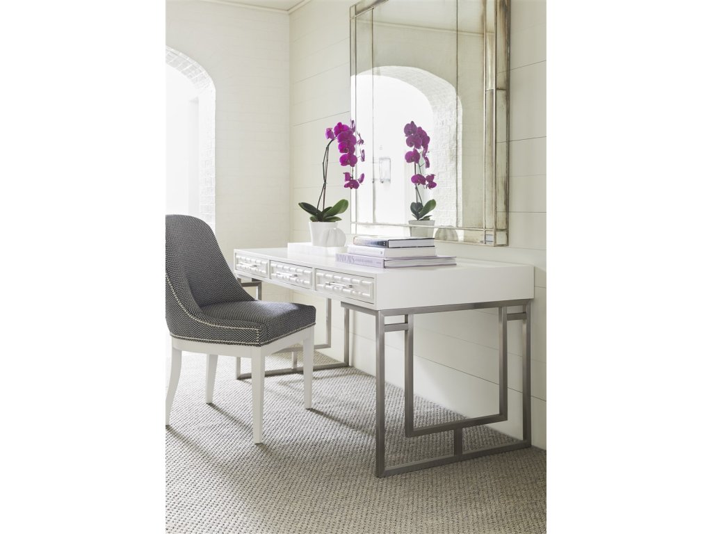 Berkley Desk with Metal Geometric Base - image 8