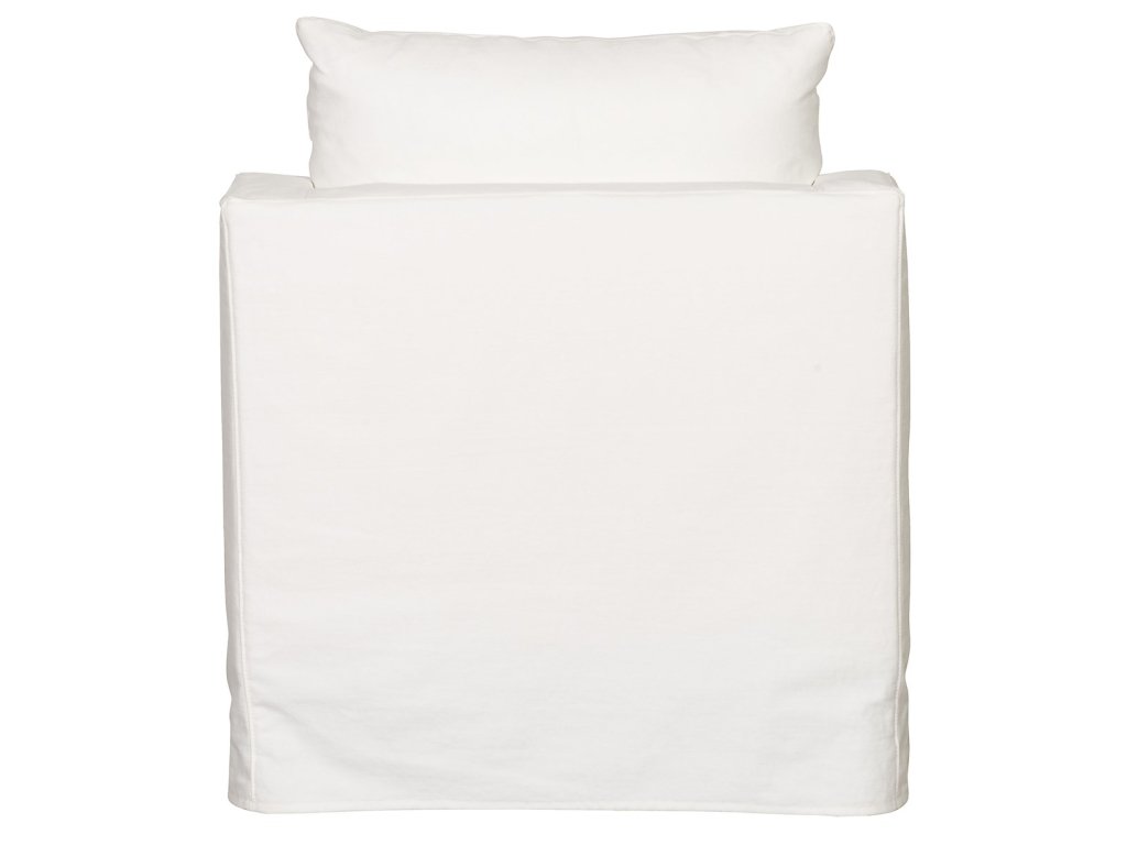 Thea Slipcovered Muslin Chair - image 2