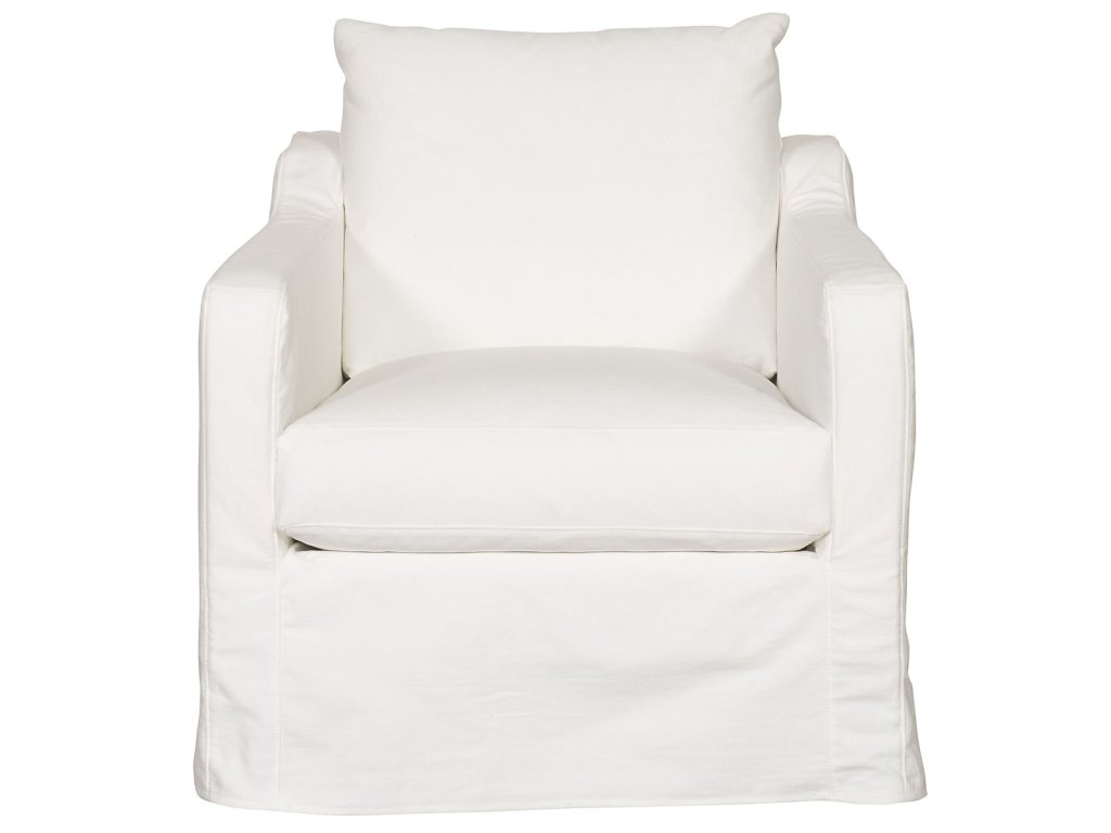 Thea Slipcovered Muslin Chair - main image