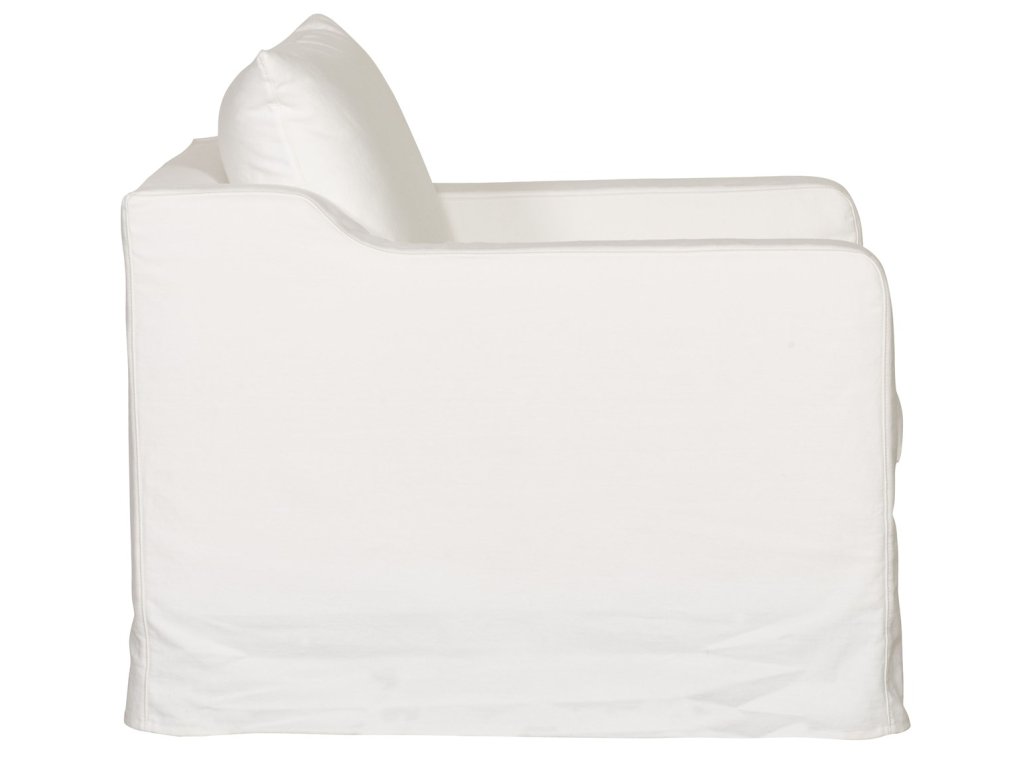 Thea Slipcovered Muslin Chair - image 3