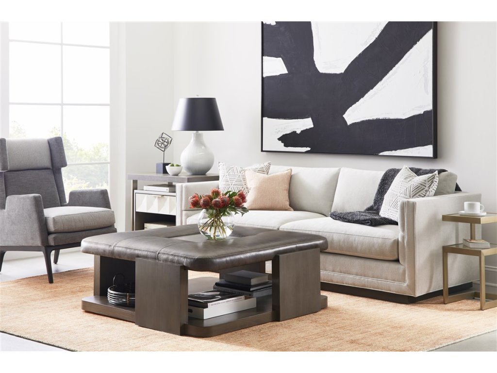 Piermont Leather Ottoman - image 3