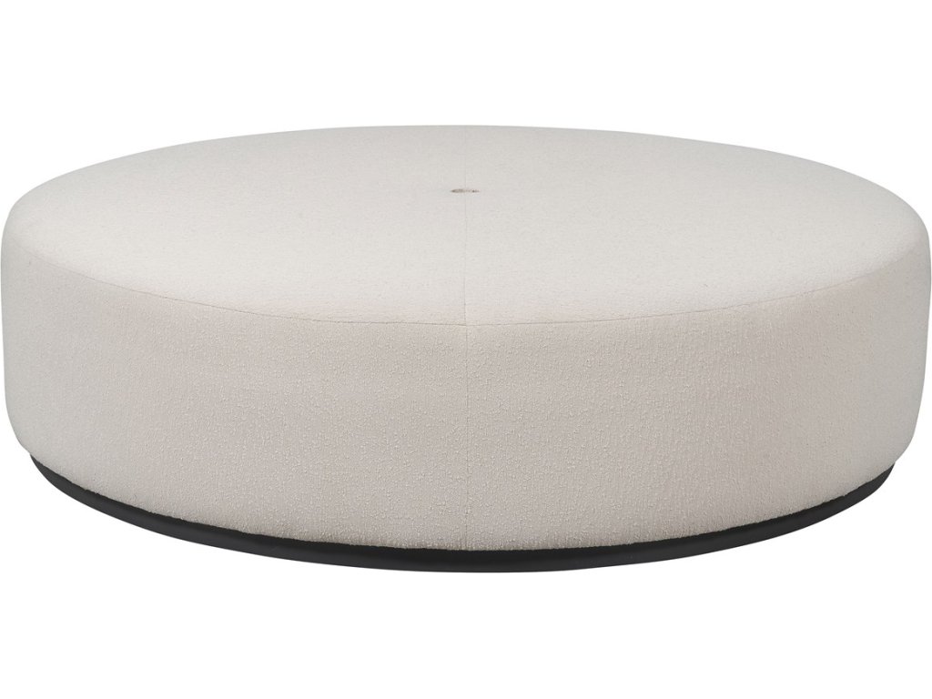 Nested Outdoor Round Bench Ottoman - main image