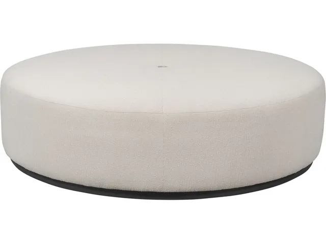 Nested Outdoor Round Bench Ottoman