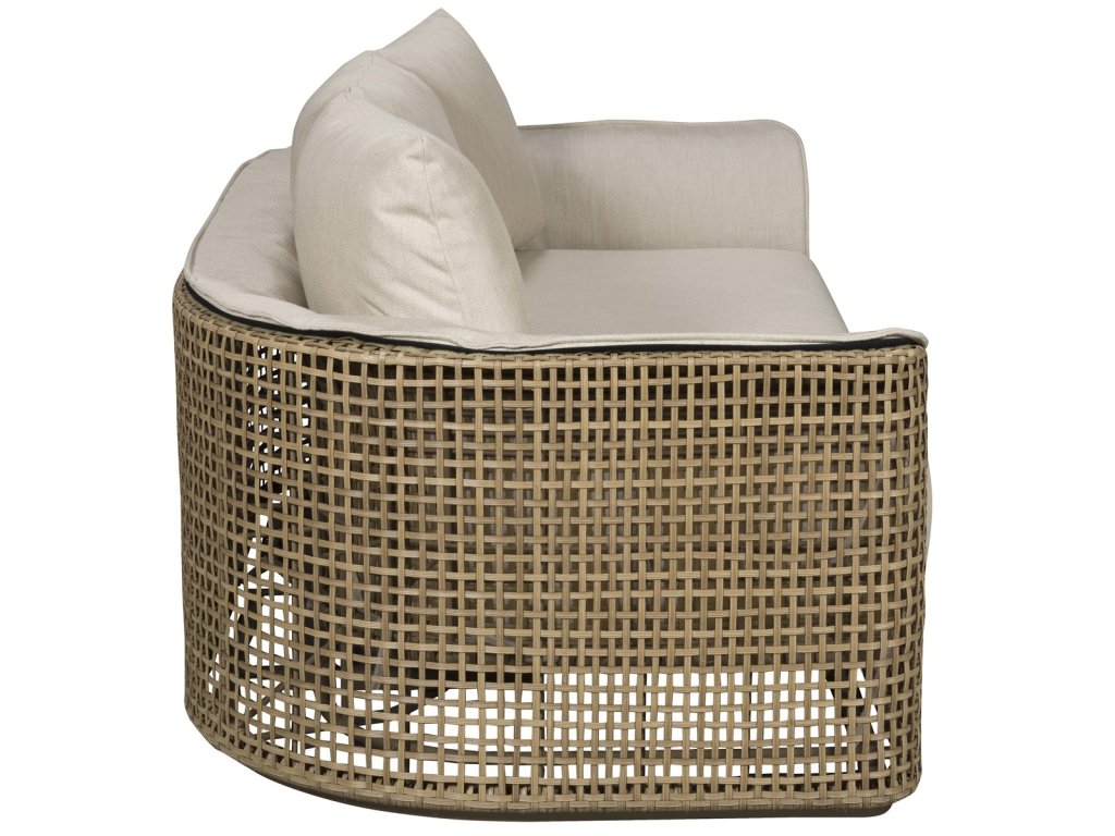 Bliss Outdoor Bench Seat Mid Sofa w/ Blanket - image 3