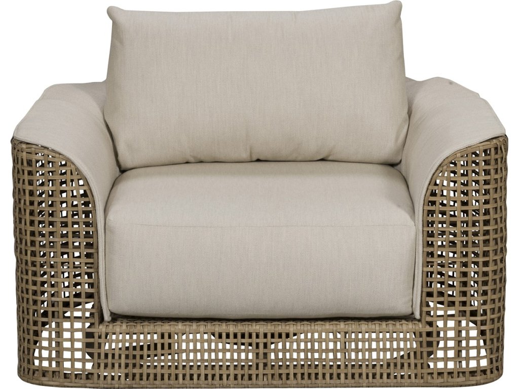 Bliss Outdoor Swivel Chair w/ Blanket - main image