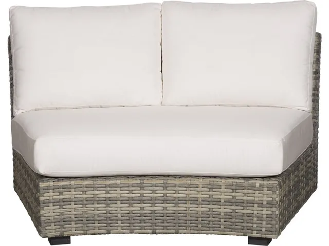 Montclair Outdoor Small Curved Armless Loveseat
