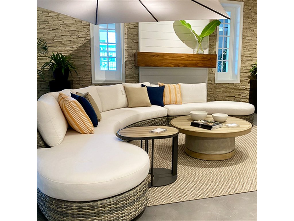 Montclair Outdoor Left Curved Lounge - image 6