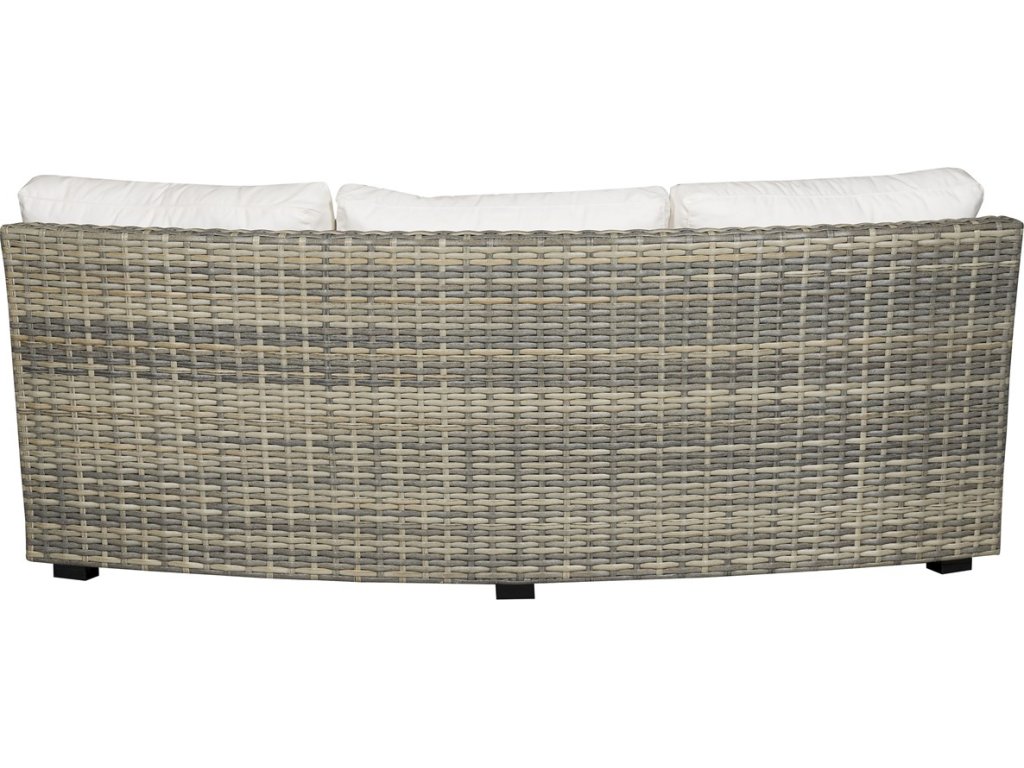 Montclair Outdoor Large Curved Armless Sofa - image 2