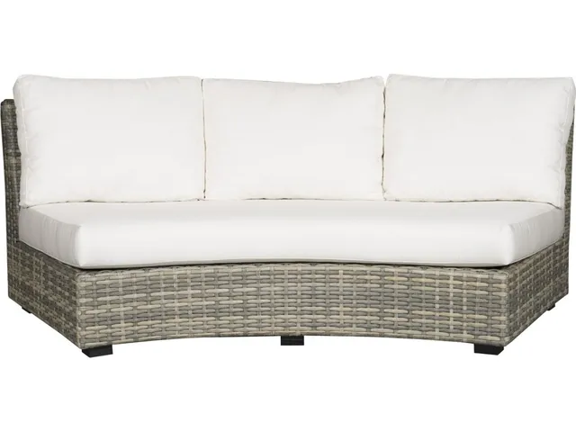 Montclair Outdoor Large Curved Armless Sofa