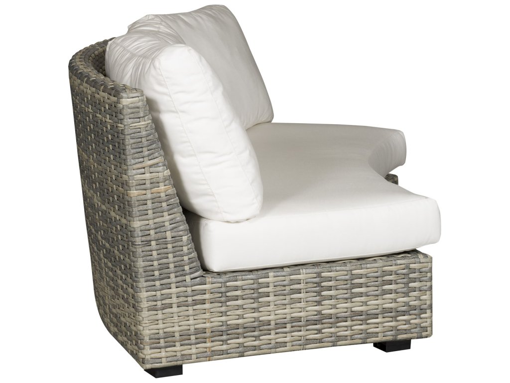 Montclair Outdoor Large Curved Armless Sofa - image 3