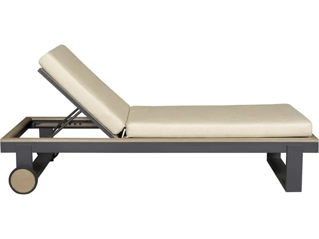 Montecito Outdoor Reclining Lounge with Cushion - Alternative View