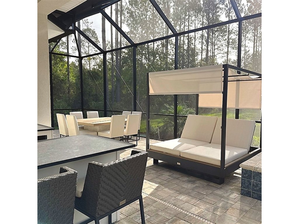 Montecito Outdoor Double Reclining Chaise w/Cushns - image 7