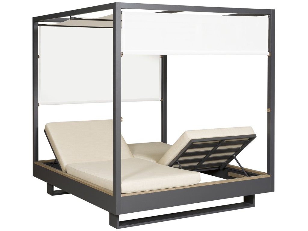 Montecito Outdoor Double Reclining Chaise w/Cushns - image 2