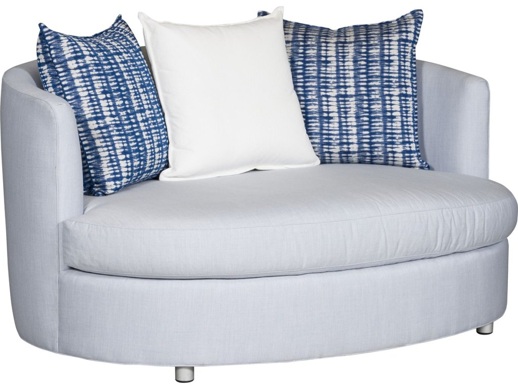 Truesdale Outdoor Oval Settee - image 1