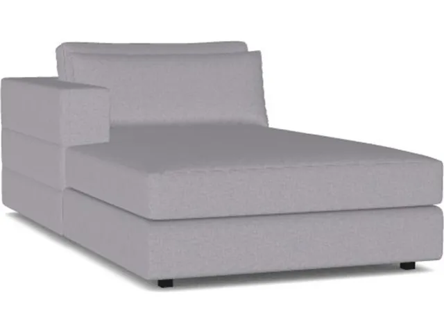 Leone Left Arm Chaise Slipcover