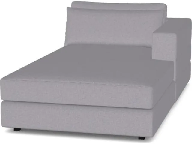 Leone Left Arm Chaise Slipcover