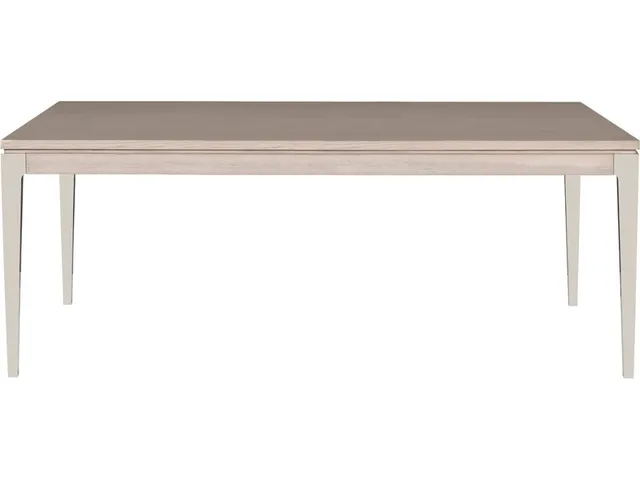 Metal Tapered Dining Table with Metal Tapered Leg