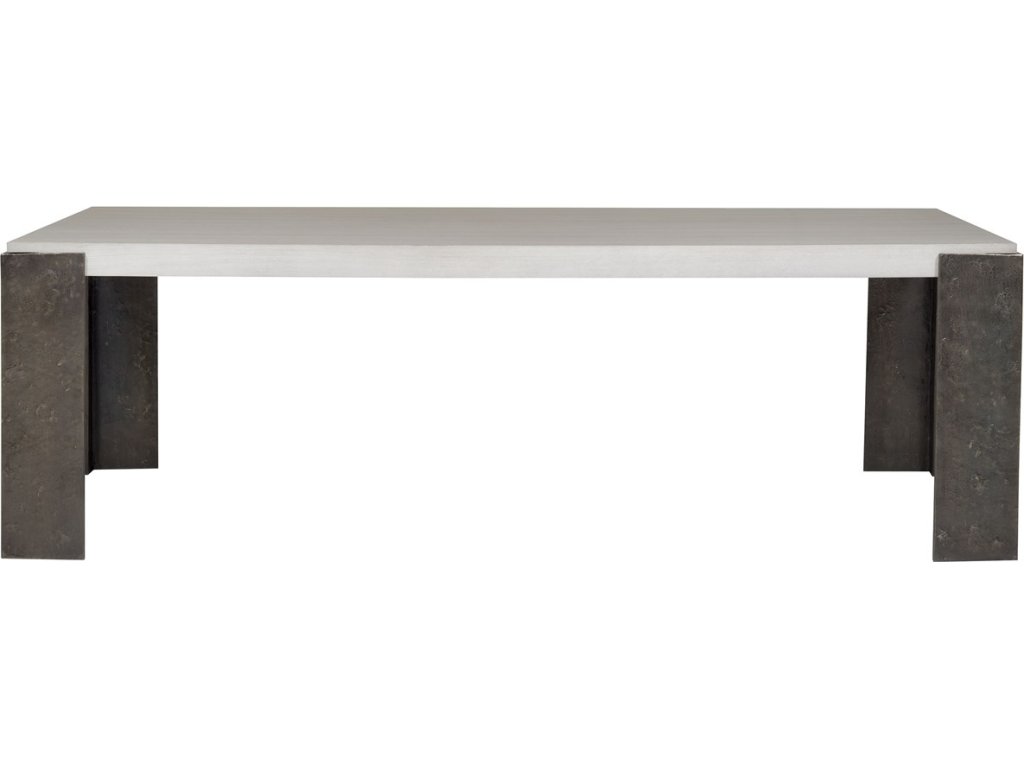 Cast Dining Table with Cast Metal Leg - main image