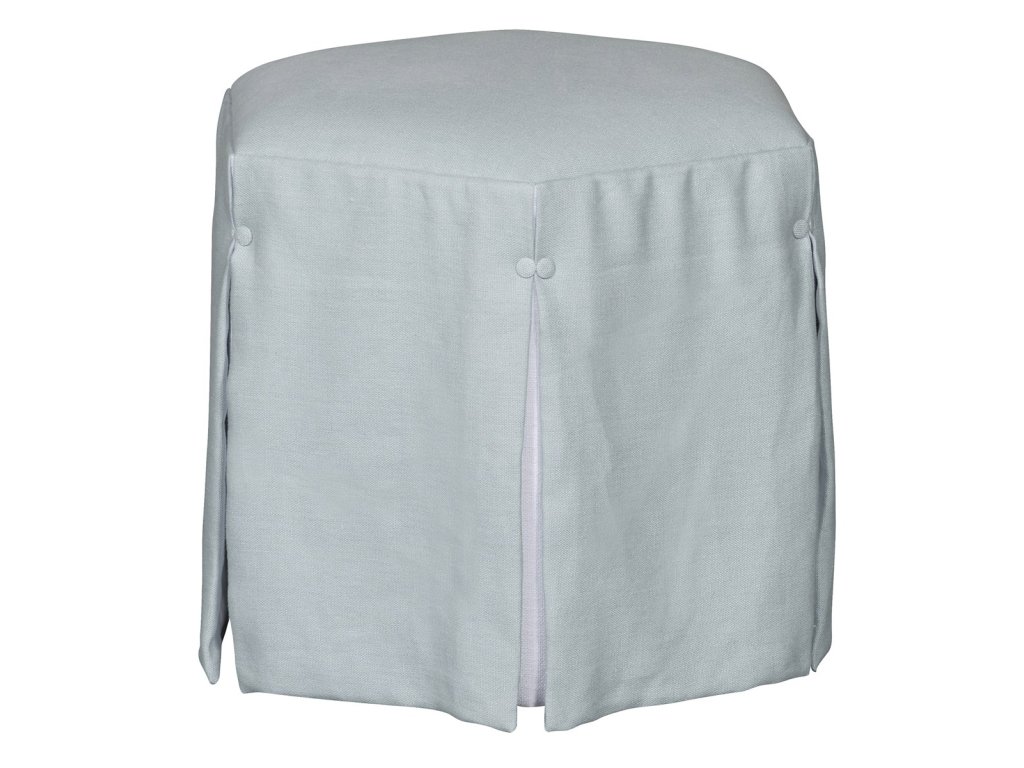 Aubree Hexagon Waterfall Skirt Ottoman - image 1