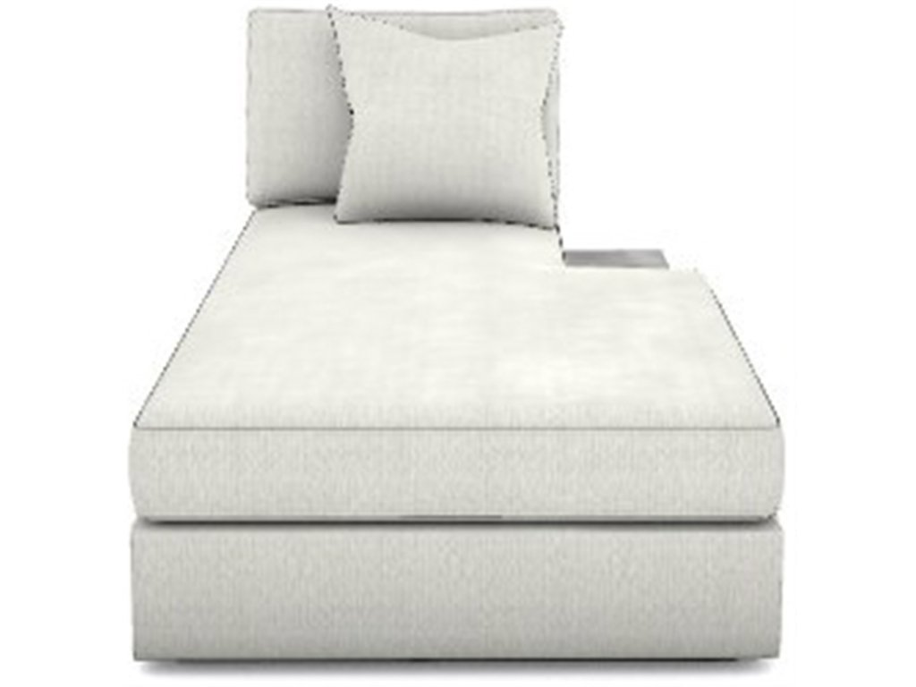Embrace Right Stone Arm Chaise - main image