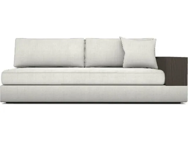 Embrace Right Wood Shelf Arm Sofa