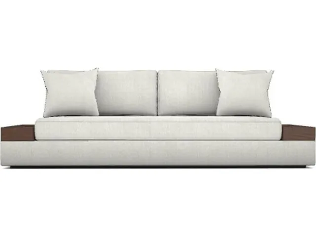 Embrace Wood Tray Arm Sofa