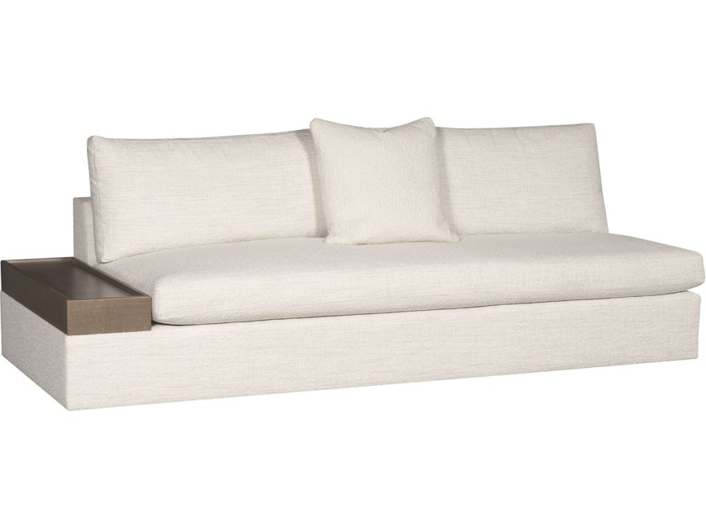 Embrace Left Wood Tray Arm Sofa - image 1