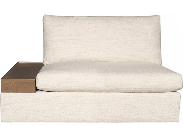 Embrace Left Wood Tray Arm Chair