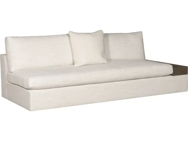Embrace Right Wood Tray Arm Sofa - Alternative View