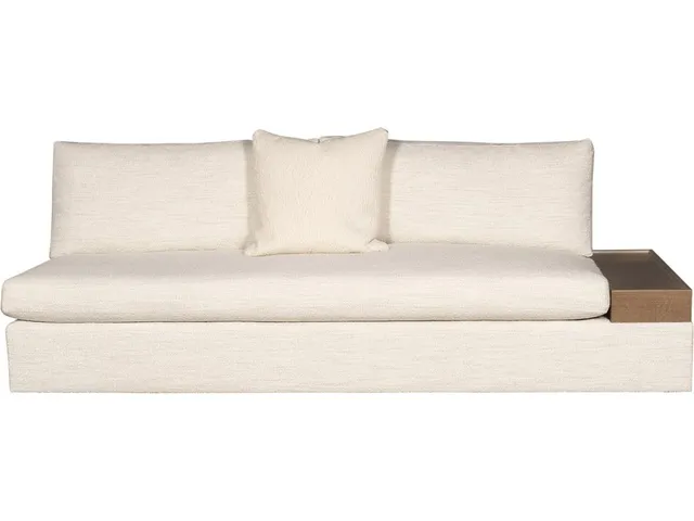 Embrace Right Wood Tray Arm Sofa
