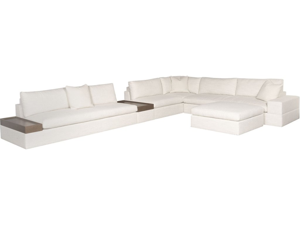 Embrace Left Wood Tray Arm Sofa - image 5