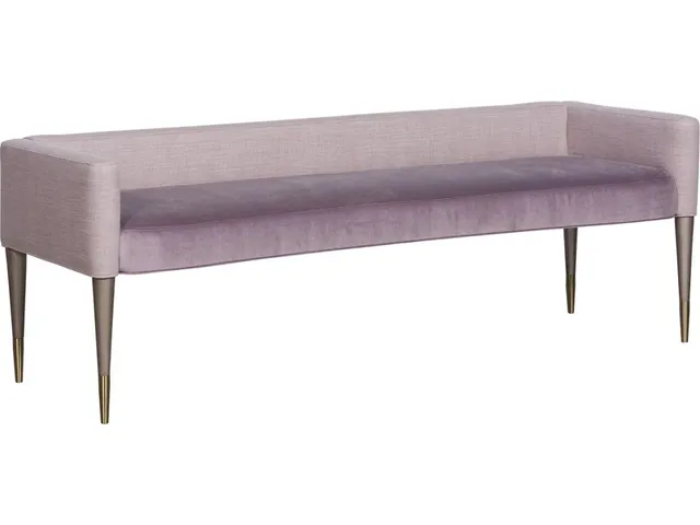 Annabelle Leather Bench - Alternative View
