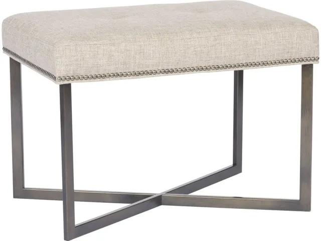 Jersey Metal Frame Ottoman