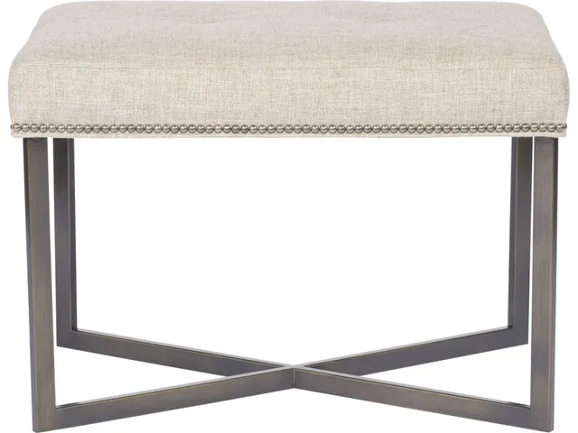 Jersey Metal Frame Ottoman