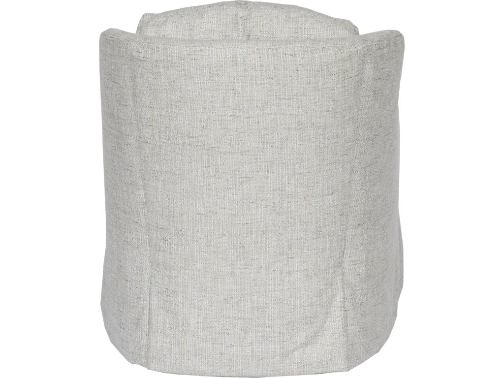 Fiora Waterfall Skirt Swivel Chair - image 2