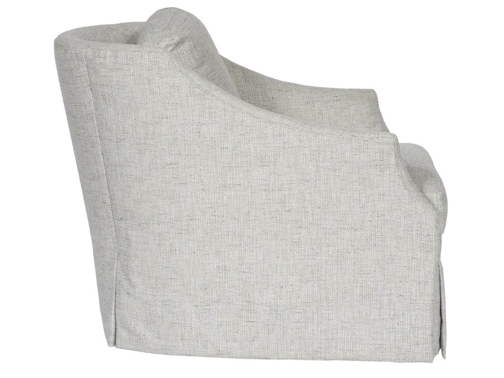 Fiora Waterfall Skirt Swivel Chair - image 3